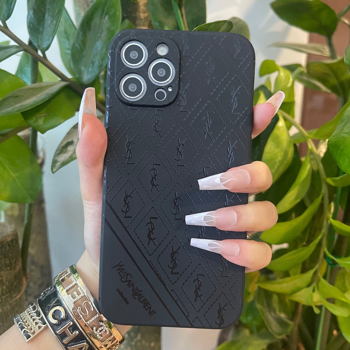 Printed Black iPhone For iPhone (3 Styles)