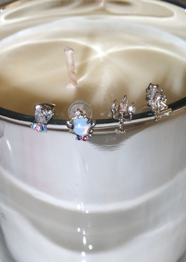 Make A Wish Silber Ohrstecker Set