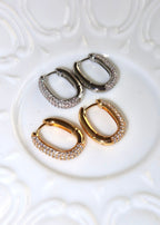 Diamant Leona Huggie Creolen Gold