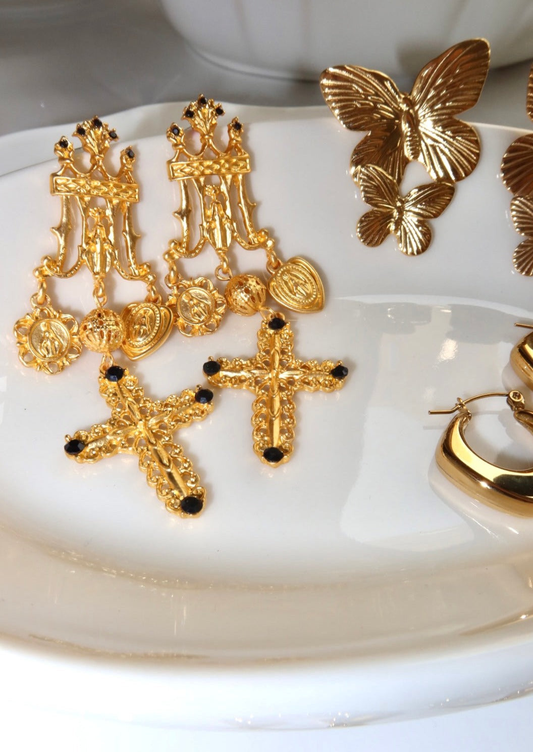 Orecchini vintage Cathy Cross