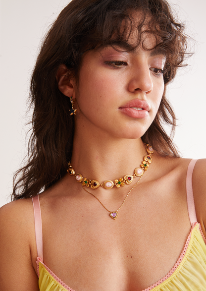 Collana Carly Rosy Heart Love