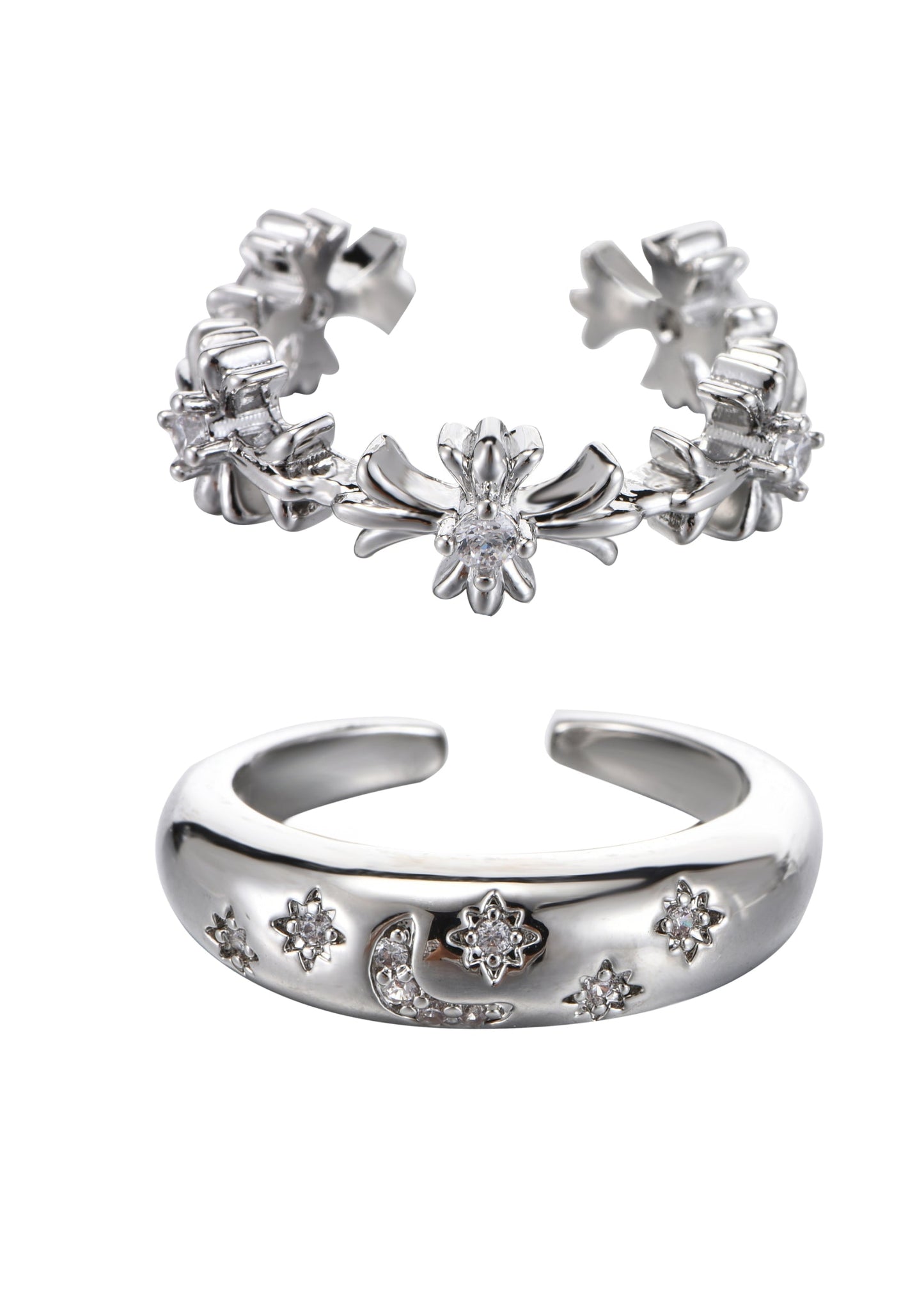 Set di anelli in argento Titus