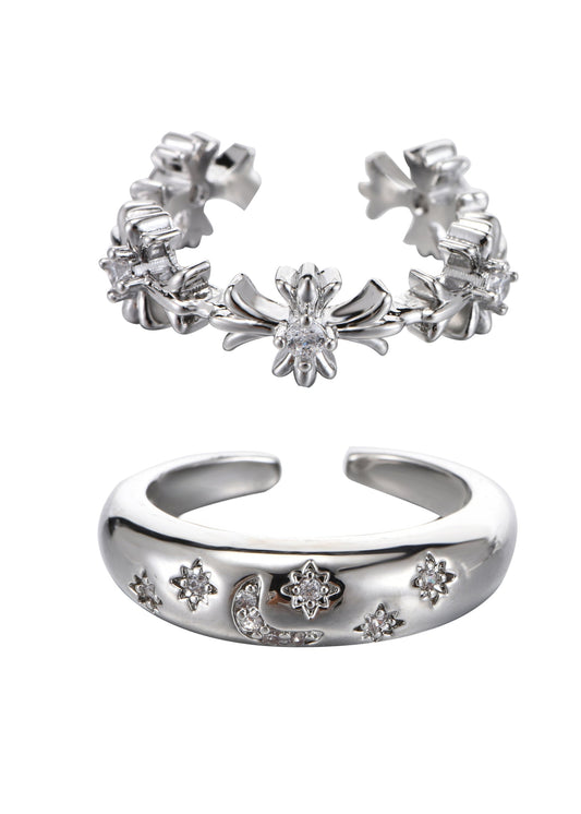 Set di anelli in argento Titus