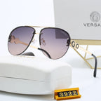 Luxuriöse Medusa-Sonnenbrille aus Metall