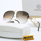 Luxuriöse Medusa-Sonnenbrille aus Metall