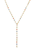 Michelle Bunte Herzen Liebe Golden XL Lange Lariat Halskette