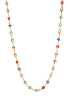 Michelle Bunte Herzen Liebe Golden XL Lange Lariat Halskette