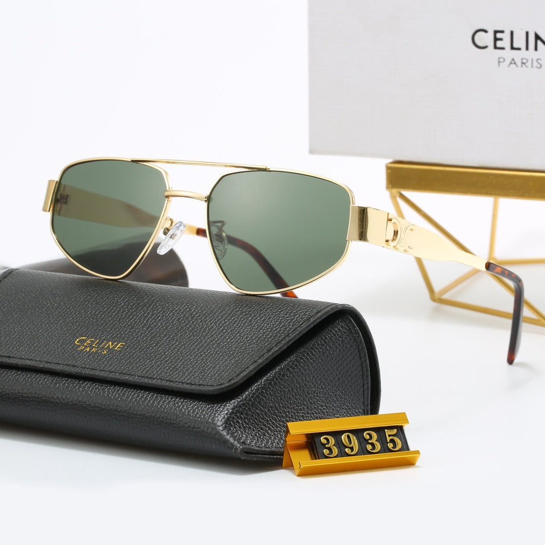 Modische Arc de Triomphe-Sonnenbrille aus Metall