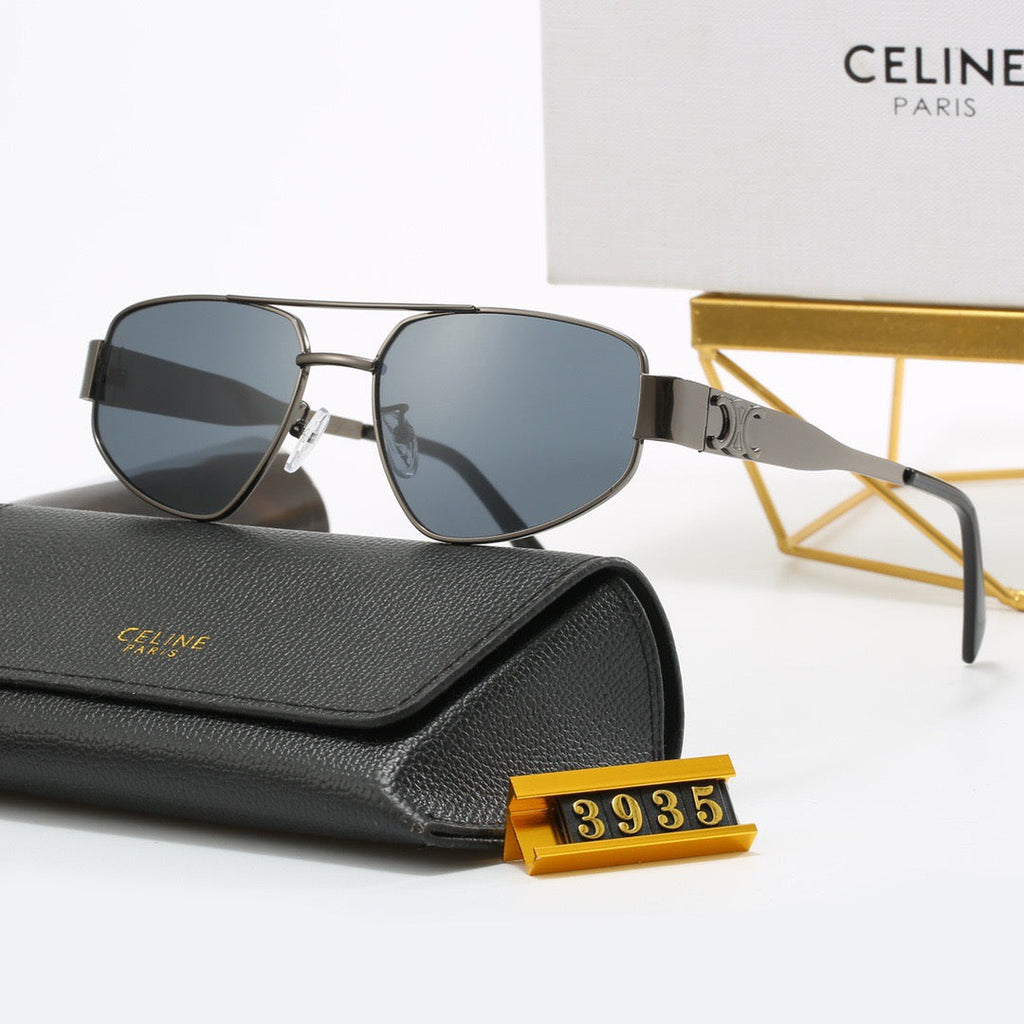 Modische Arc de Triomphe-Sonnenbrille aus Metall