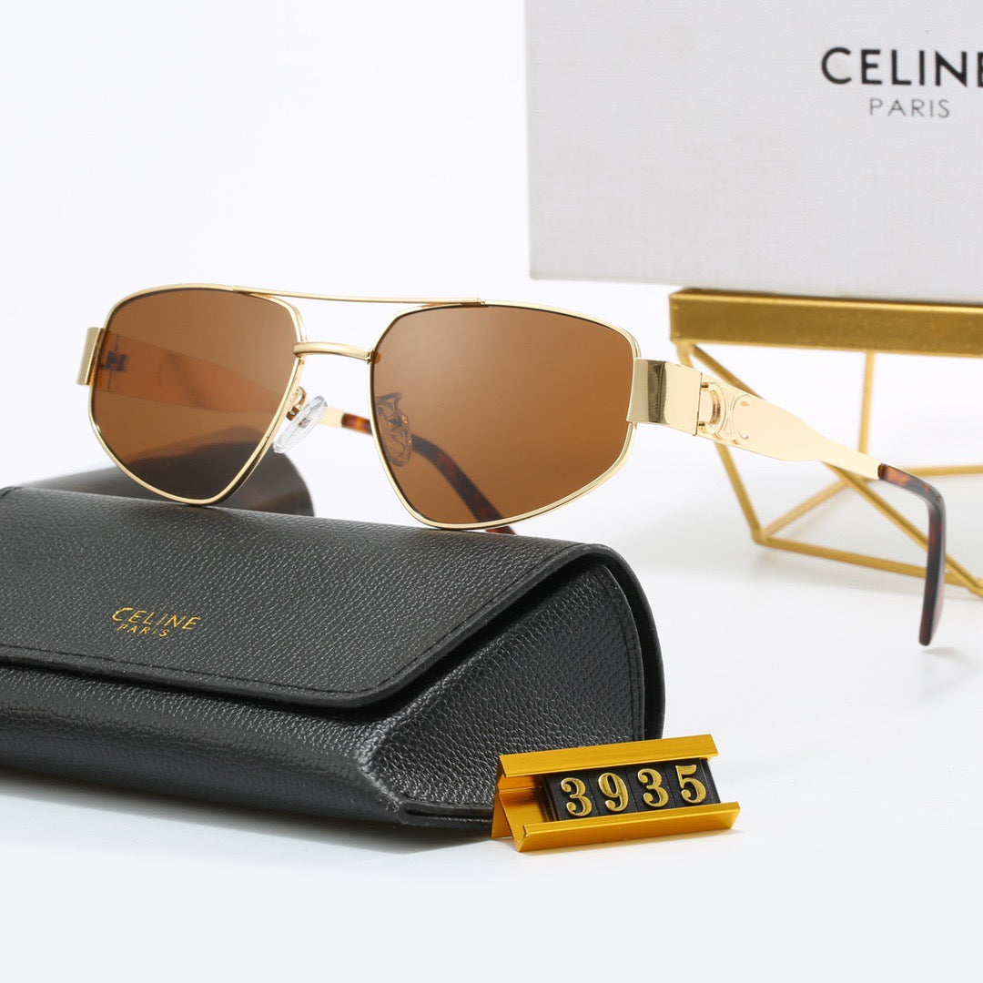 Modische Arc de Triomphe-Sonnenbrille aus Metall
