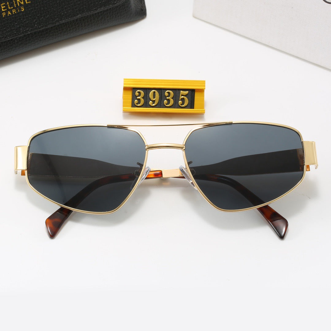 Modische Arc de Triomphe-Sonnenbrille aus Metall
