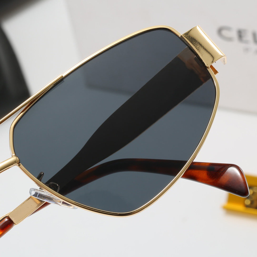 Modische Arc de Triomphe-Sonnenbrille aus Metall