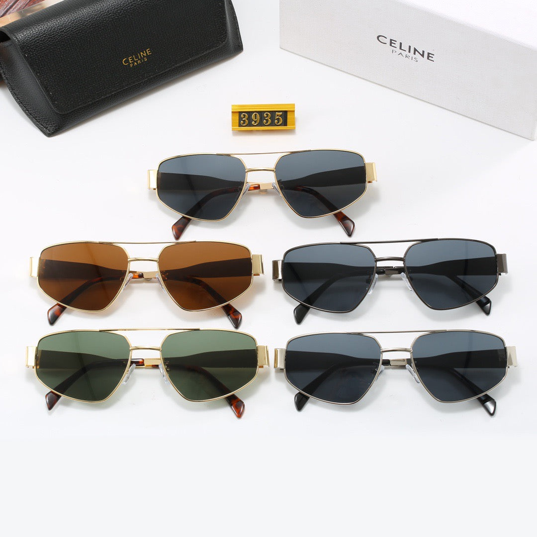 Modische Arc de Triomphe-Sonnenbrille aus Metall