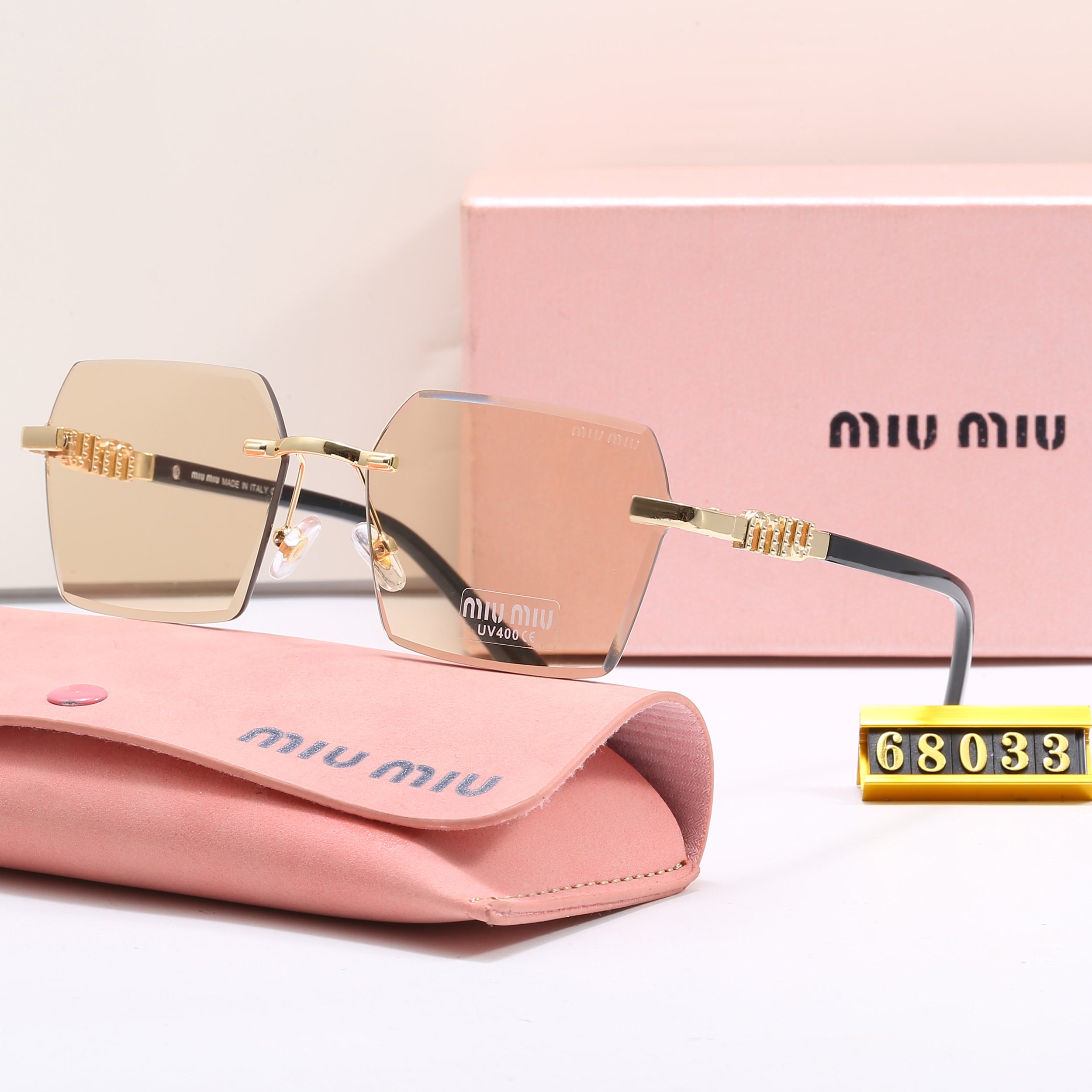 Neue rahmenlose polarisierte Brille