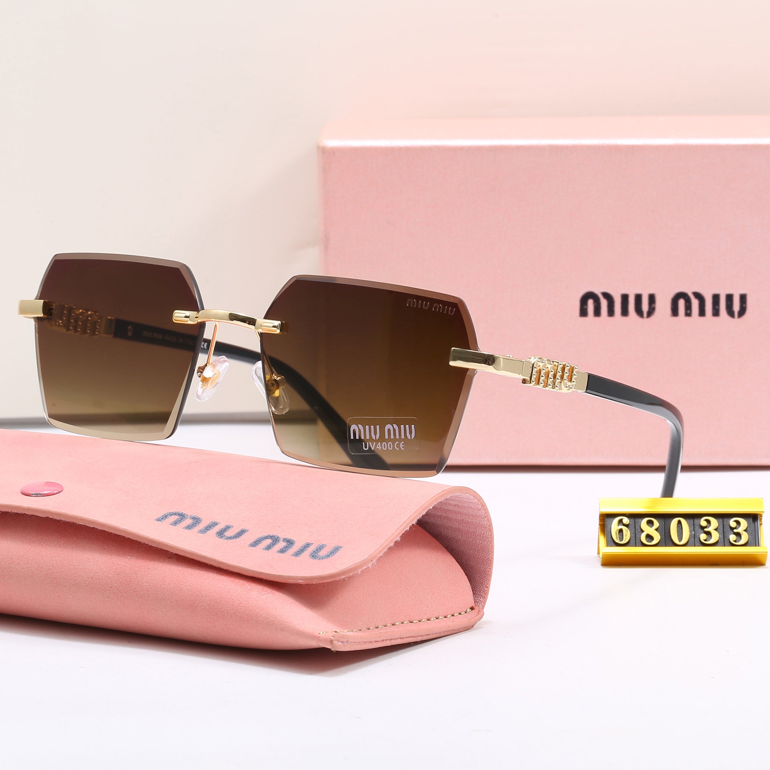 Neue rahmenlose polarisierte Brille