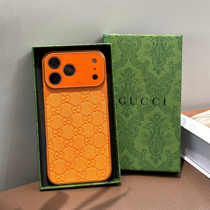 Orange Full Design Phone Case For iPhone