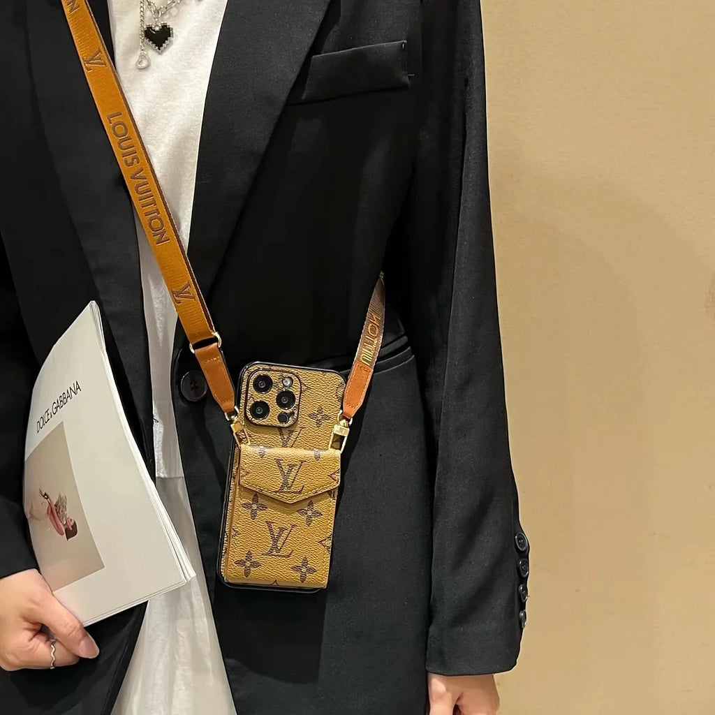 Elegante Crossbody-Handyhülle für das iPhone