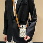 Elegante Crossbody-Handyhülle für das iPhone