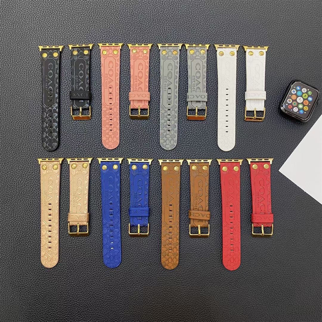 Herbstliche coole Lederarmbänder für die Apple Watch