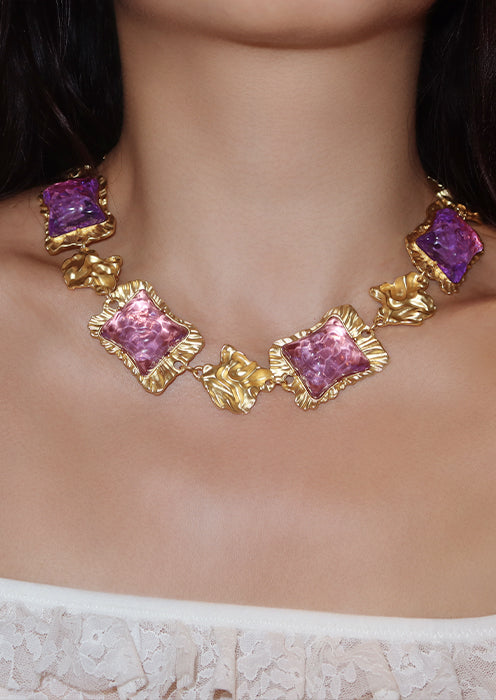 Anwar Vintage Rosa Halskette