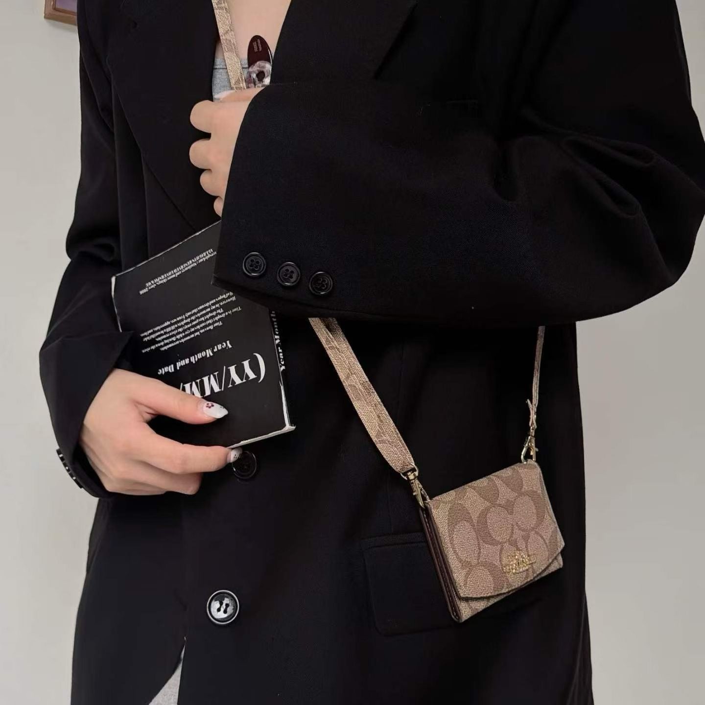 Fashion Shoulder Chain Card Wallet