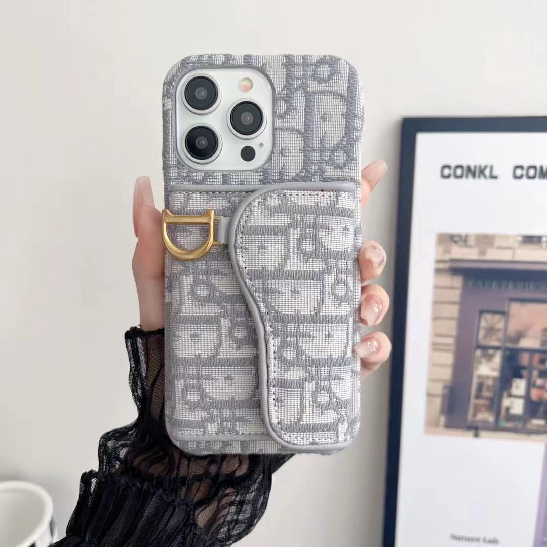 Graue mehrfarbige Handyhülle für iPhone