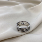 Interlocking Silver Ring