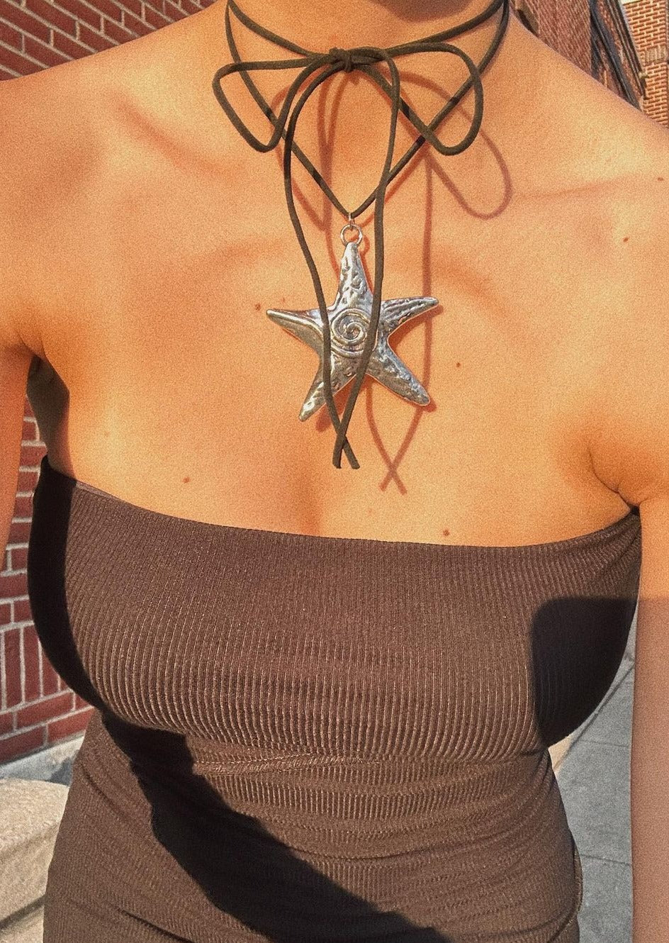 Brooke By the Sea Velvet Star Necklace