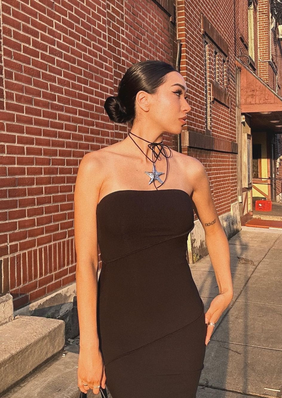 Brooke By the Sea Velvet Star Necklace