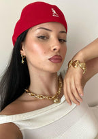 Mona Verlieben Sie sich in goldene Herzen Armband