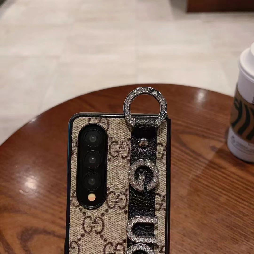 Custodia Galaxy con cinturino nero per Samsung 