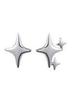 Lumi Stars Silberohrringe