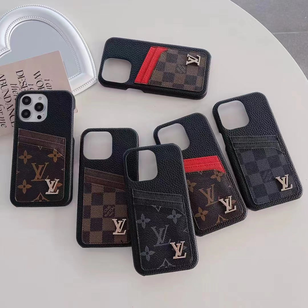 Black Card Phone Case For iPhone