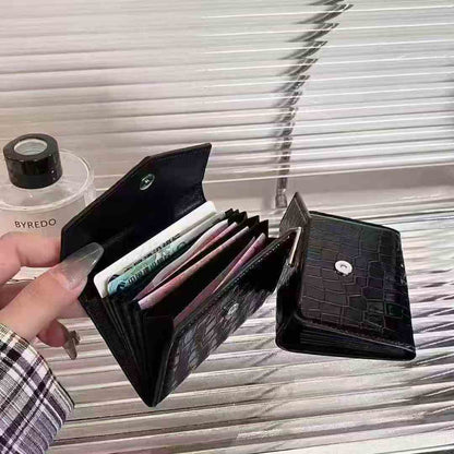 New Black Card Holder Coin Wallet