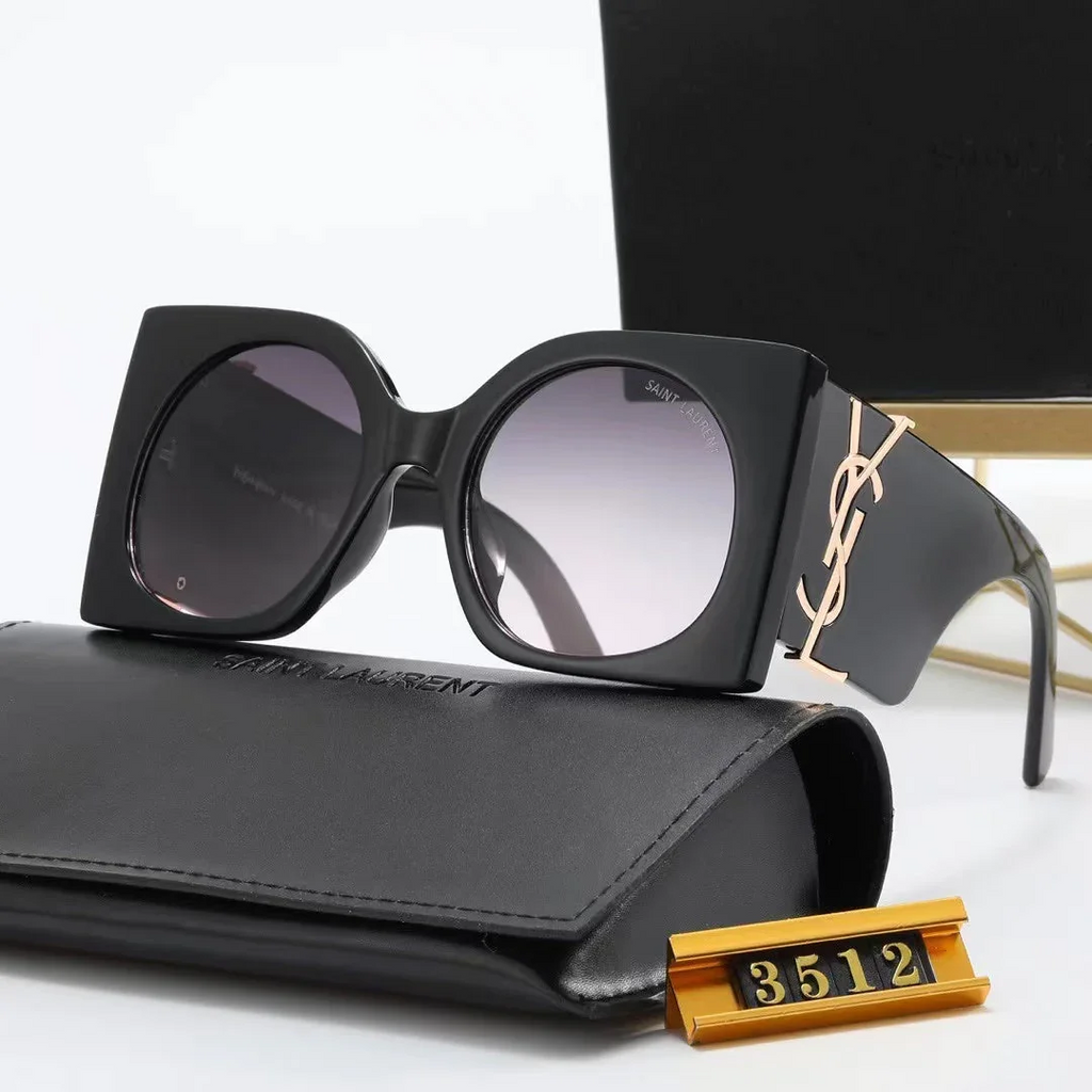 Retro-Sonnenbrille mit großem Rahmen