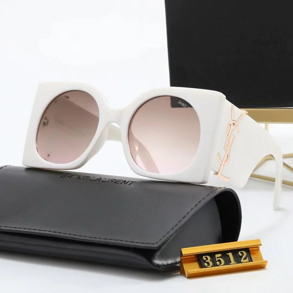 Retro-Sonnenbrille mit großem Rahmen