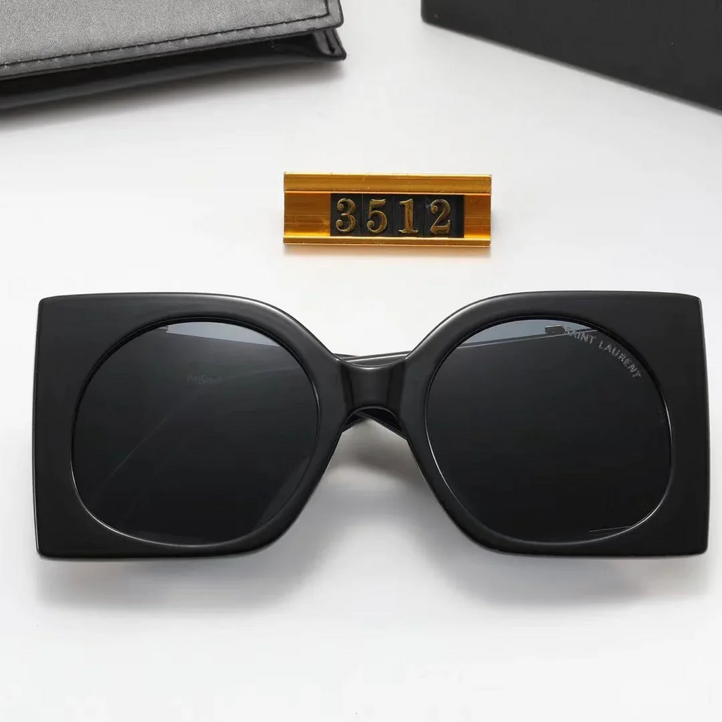 Retro-Sonnenbrille mit großem Rahmen
