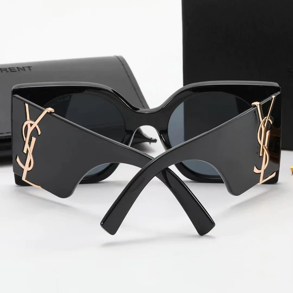 Retro-Sonnenbrille mit großem Rahmen
