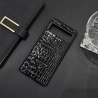 Trendy Schwarze Pixel-Telefonhülle für Google 