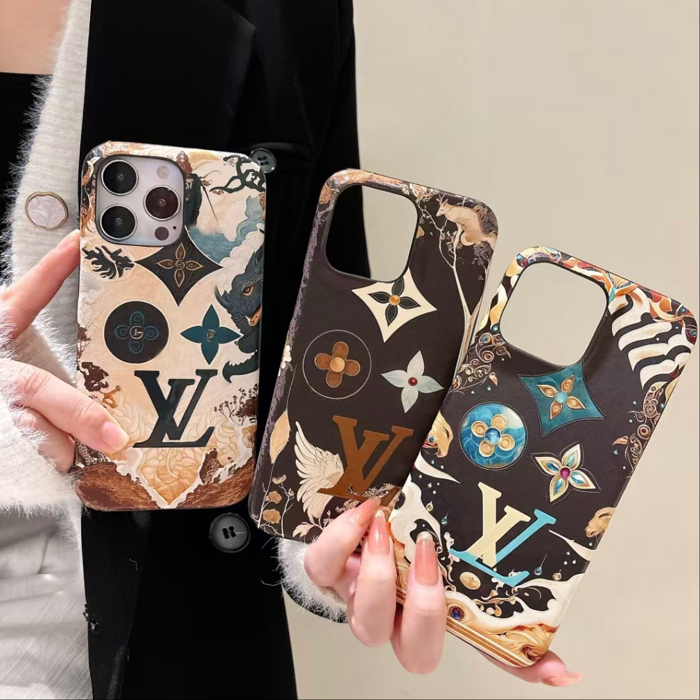 Brown Patten Design Phone Case For Samsung