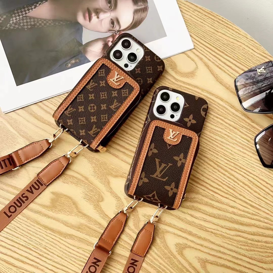 Klassisches Ketten-Wallet-Galaxy-Case für Samsung