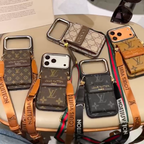 Wallet Strap Design Phone Case For iPhone