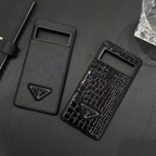 Trendy Schwarze Pixel-Telefonhülle für Google 