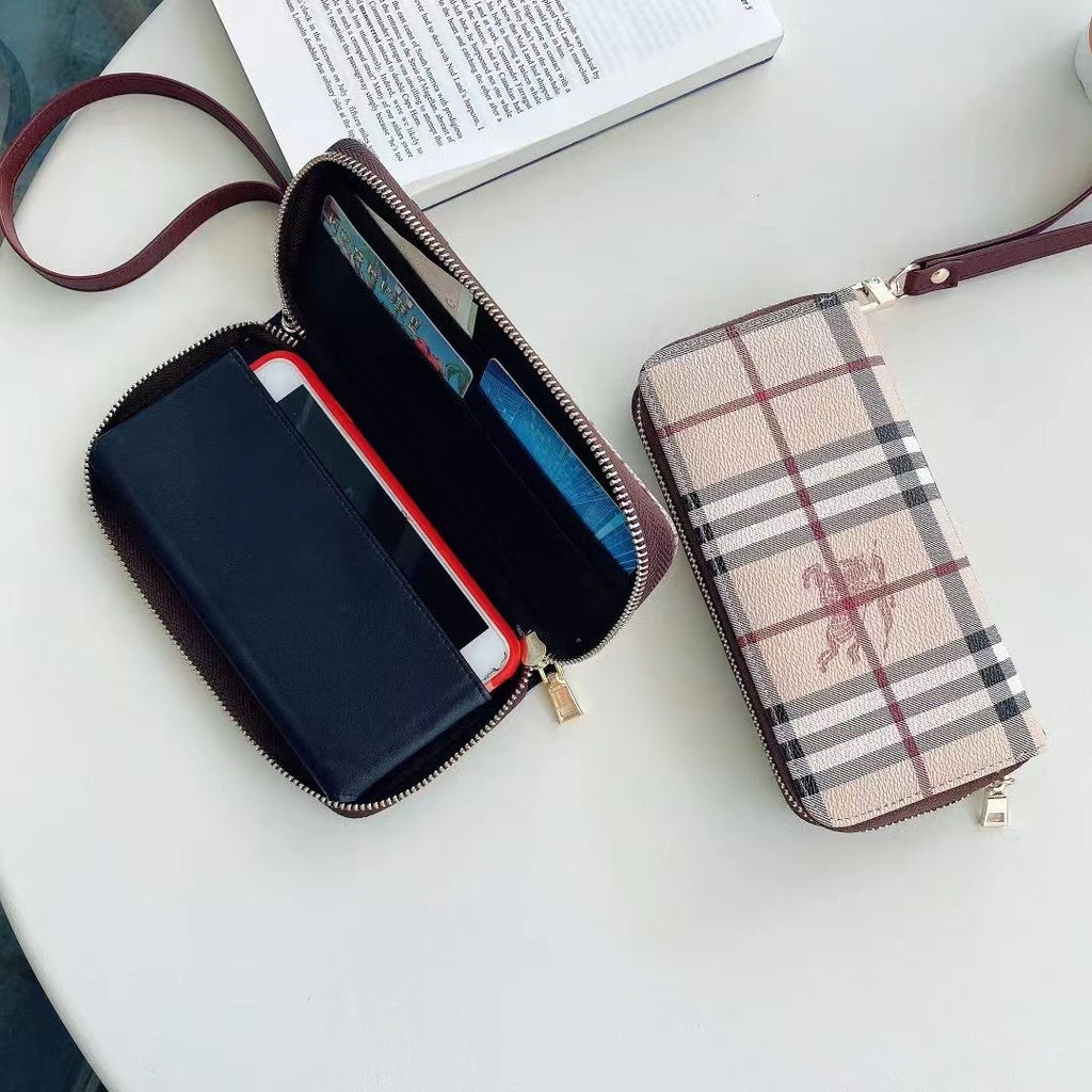 Handytasche mit Blumenmuster 