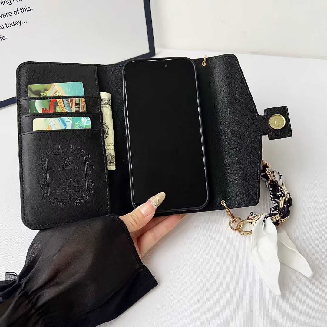 Chain Wallet Phone Case For iPhone