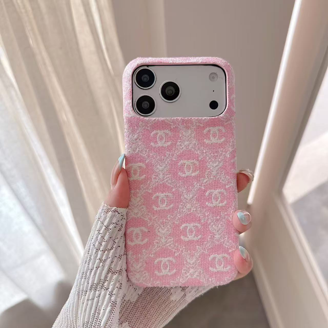 Embroidery Fashion Phone Case For iPhone