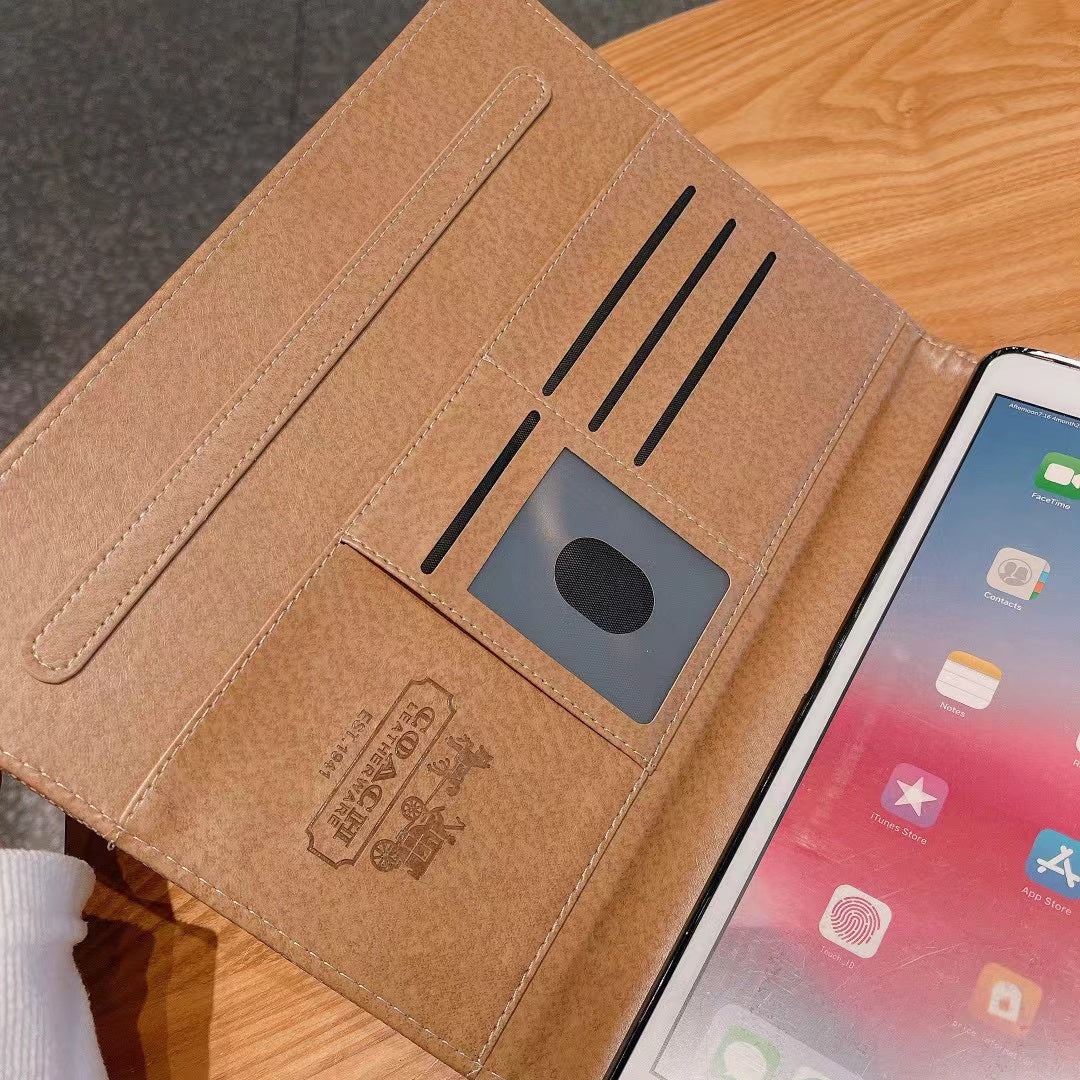 Modische iPad-Hülle mit geprägtem Design