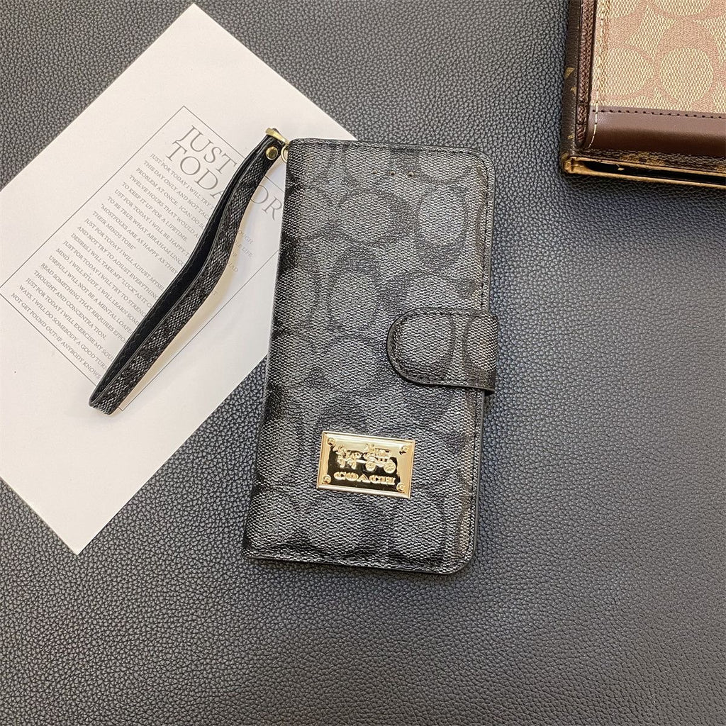 Fresh Letters Klassische Leder-Telefonhülle 