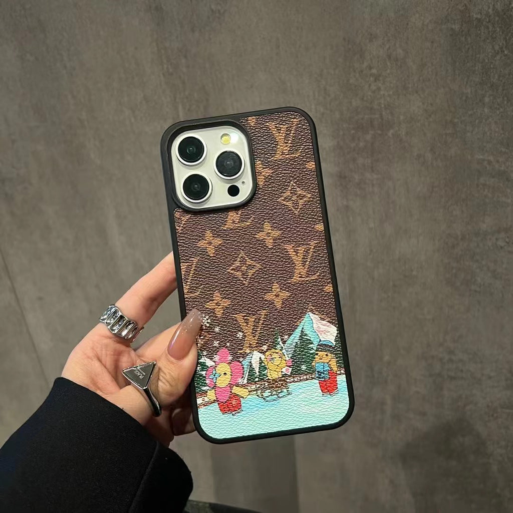 Braune süße Galaxy Hülle für Samsung 