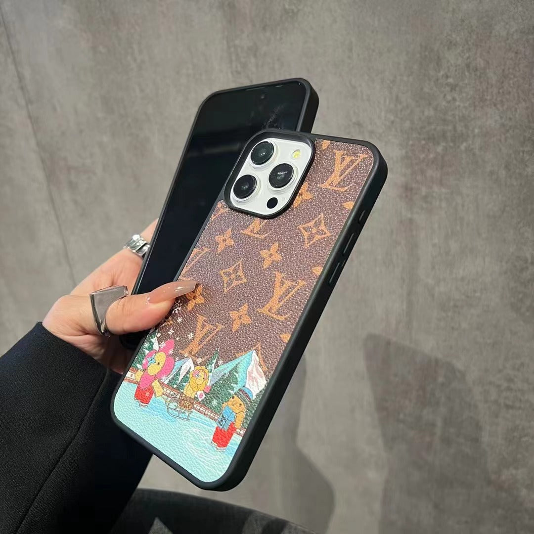 Braune süße Galaxy Hülle für Samsung 